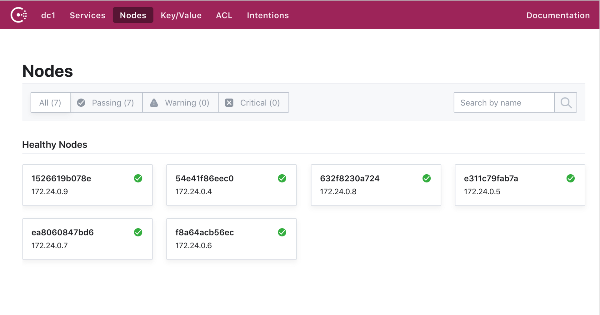 consul cluster